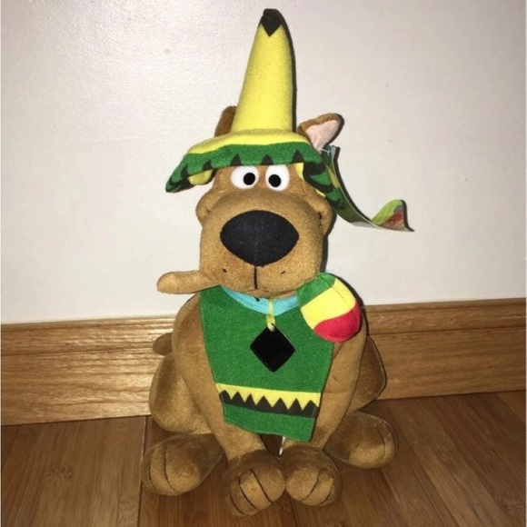 NWT Rare Scooby Doo Mexican Fiesta Plush - Picture 1 of 6